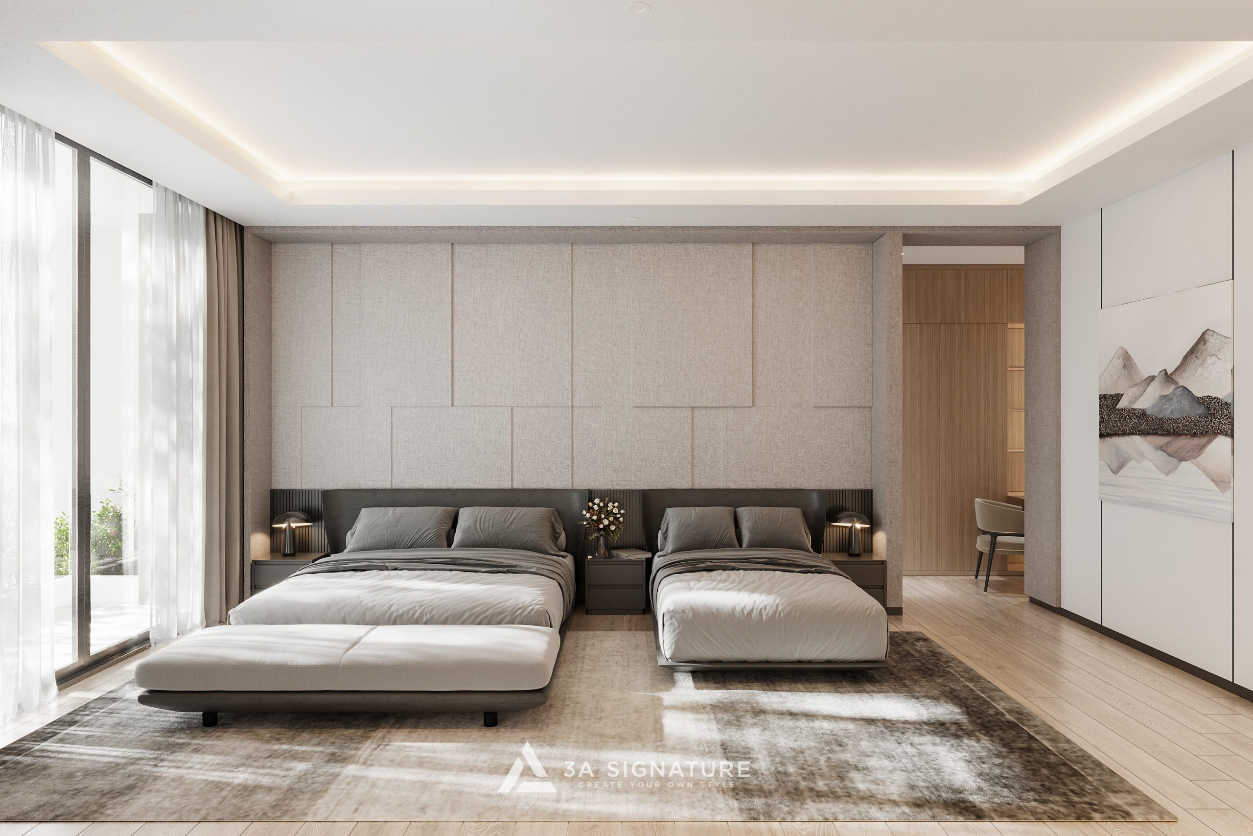 Diện tích xây dựng biệt thự cần bao nhiêu m2? thiet ke thi cong noi that biet thu diamond villa 56