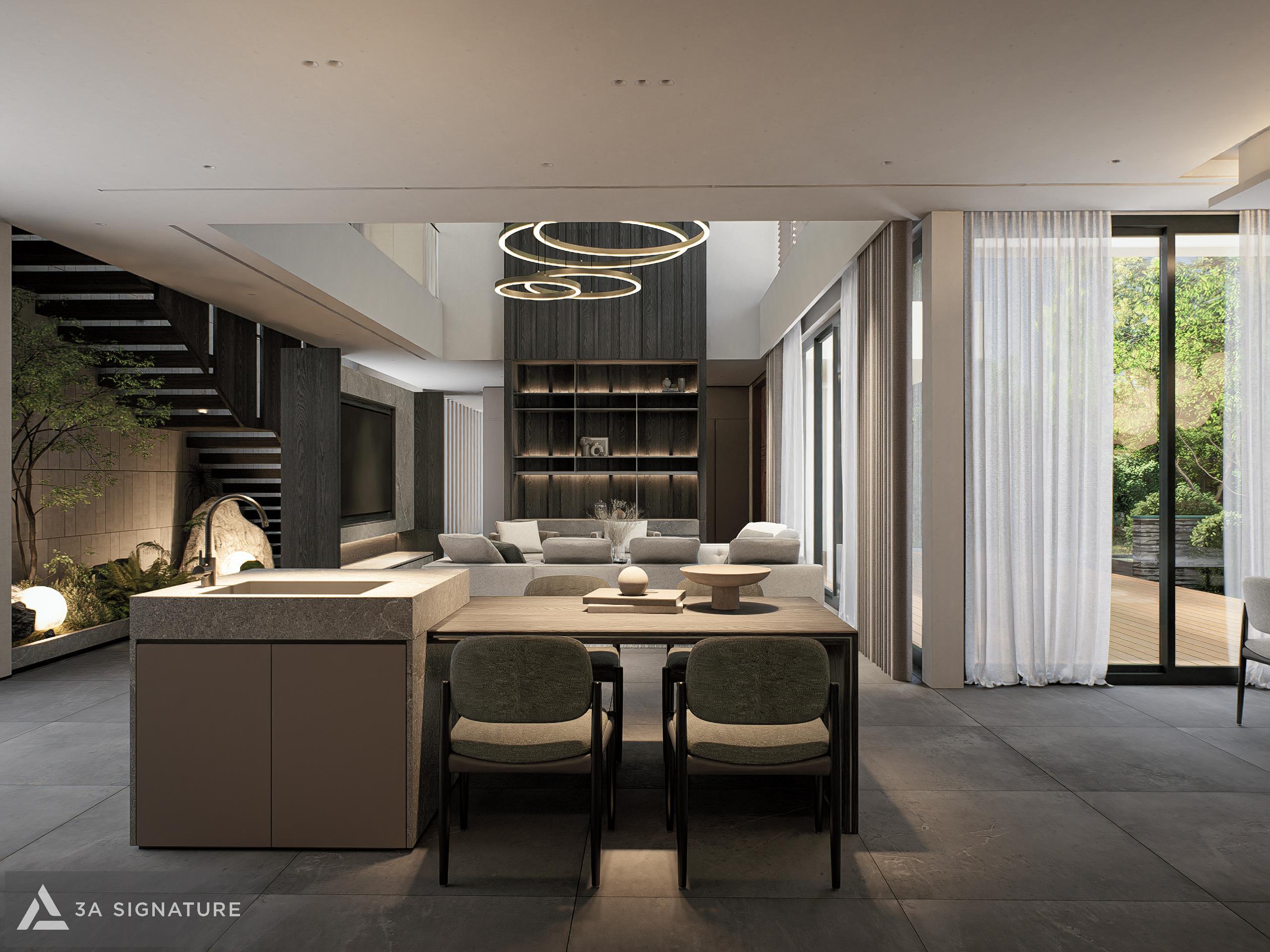 Thiet ke thi cong noi that biet thu villa cao cap hien dai Harmony Villa Binh Duong