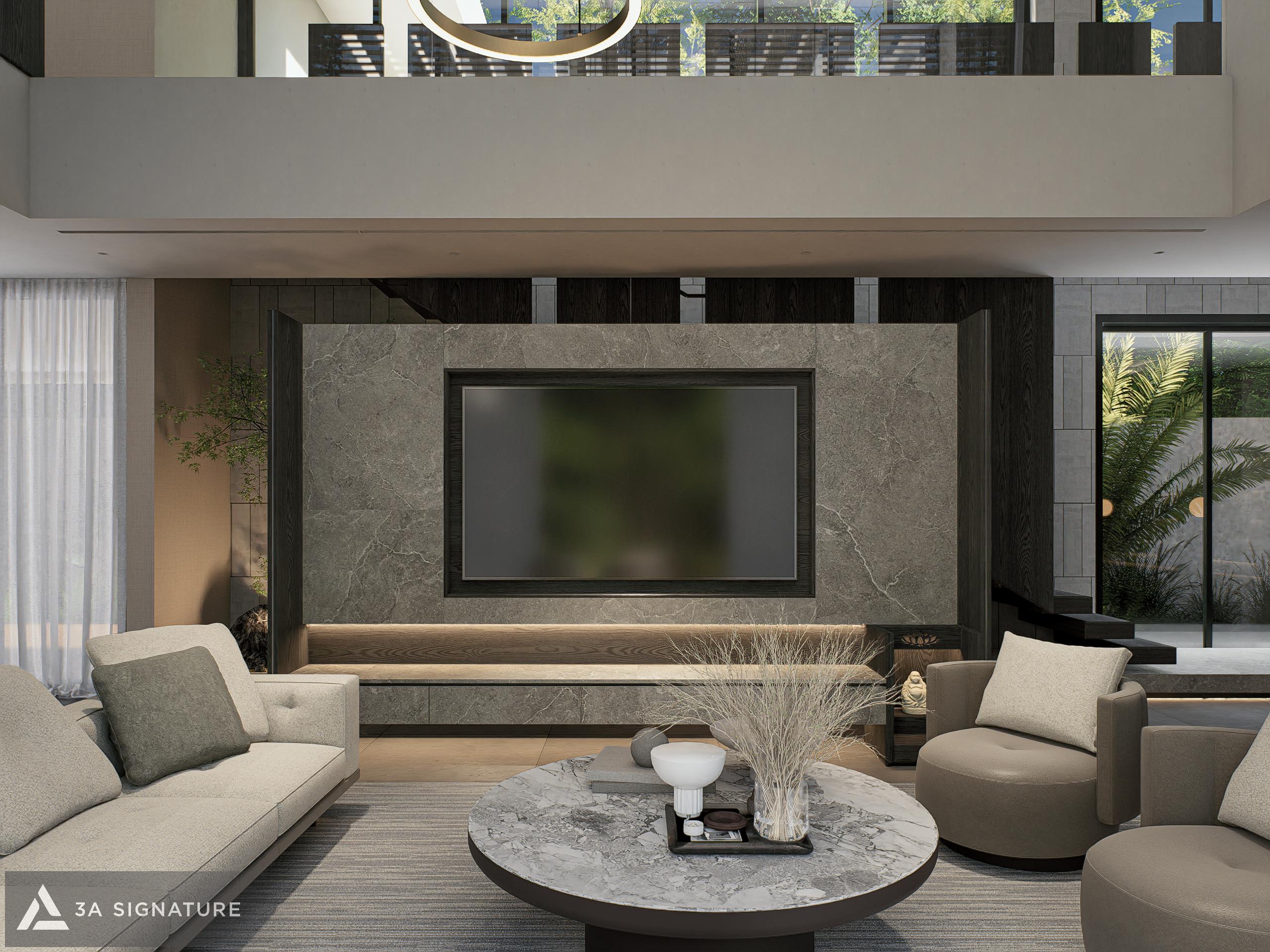 thiet ke thi cong noi that biet thu hien dai cao cap Harmony villa Binh Duong 7