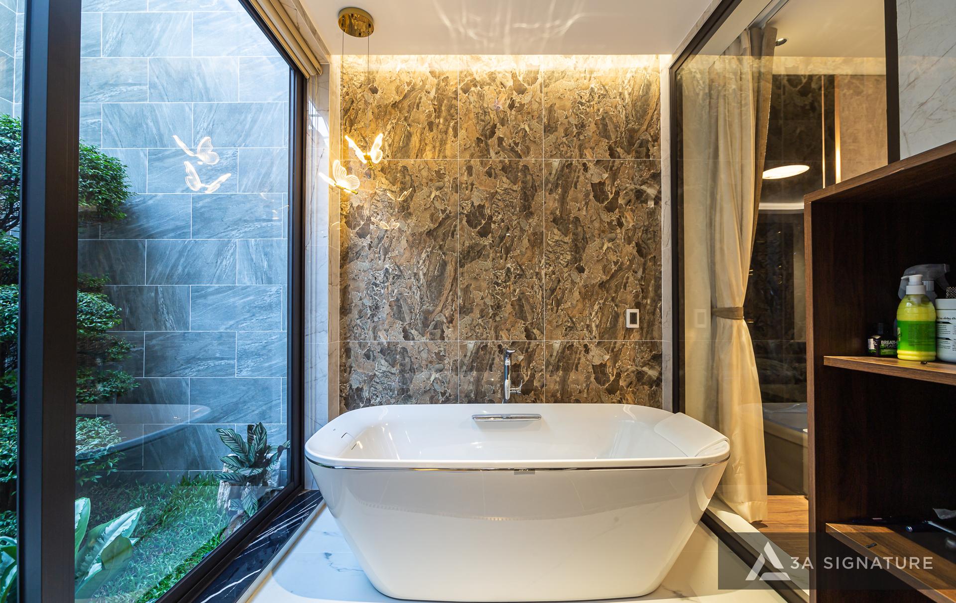 thiet ke thi cong biet thu hoan thien BD VILLA TDM mang phong cach-hien dai modern tropical