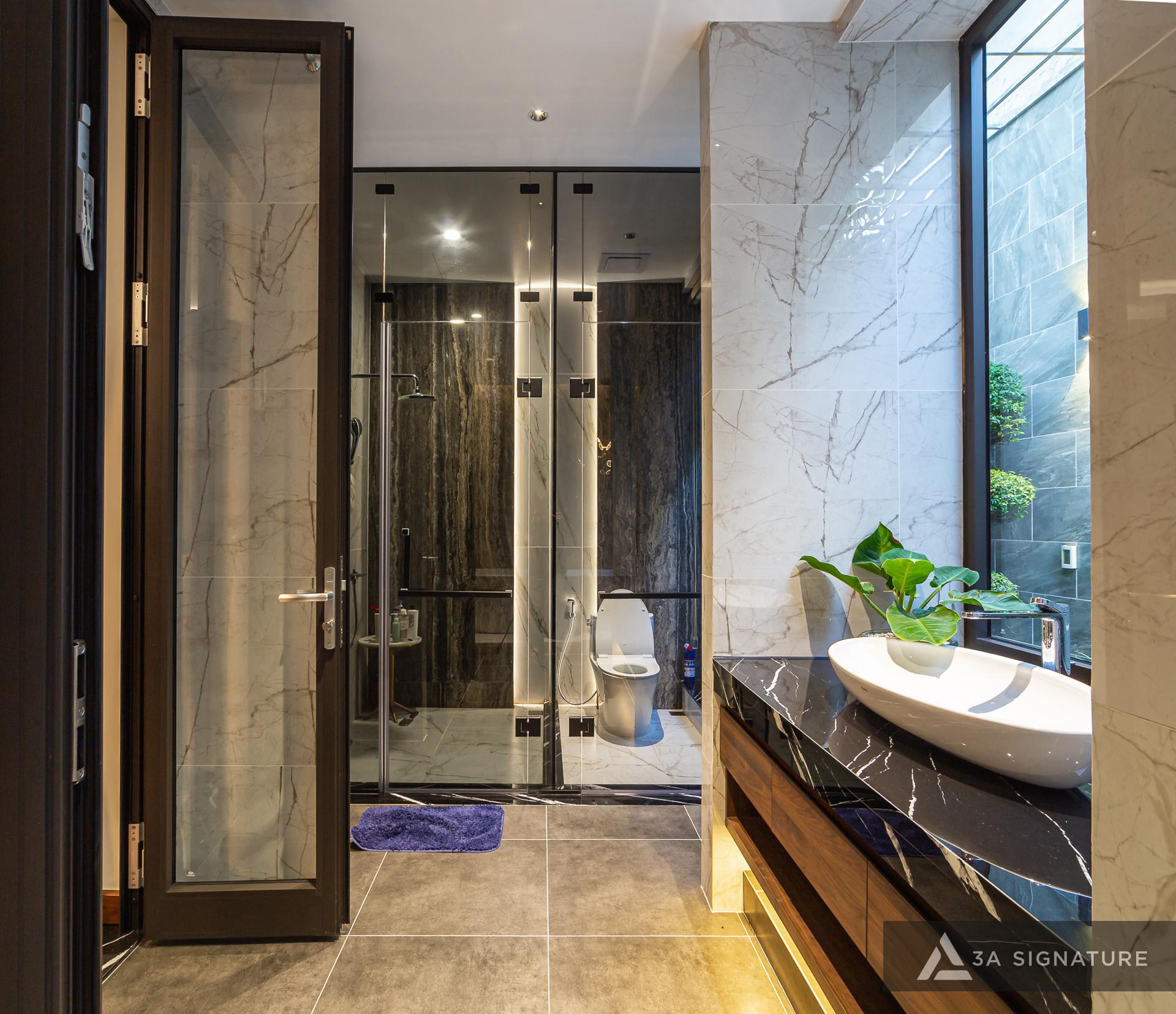 thiet ke thi cong biet thu hoan thien BD VILLA TDM mang phong cach-hien dai modern tropical