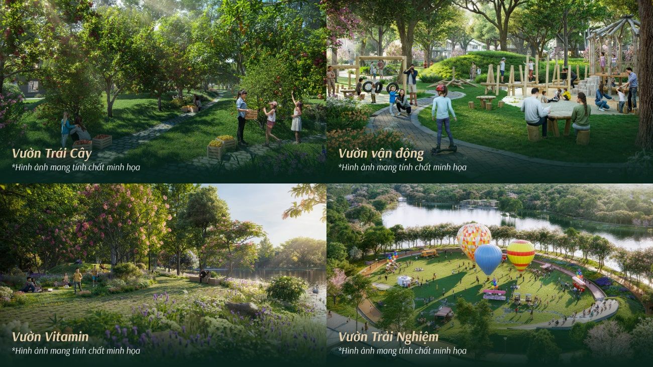 Eco Retreat Long An: Thiên Đường An Yên Giữa Lòng Miền Tây Hệ sinh thái tiện ích Eco Retreat Long An gồm vườn trái cây, vườn vận động, vườn vitamin và khu trải nghiệm ẩm thực ngoài trời với không gian xanh sinh thái.